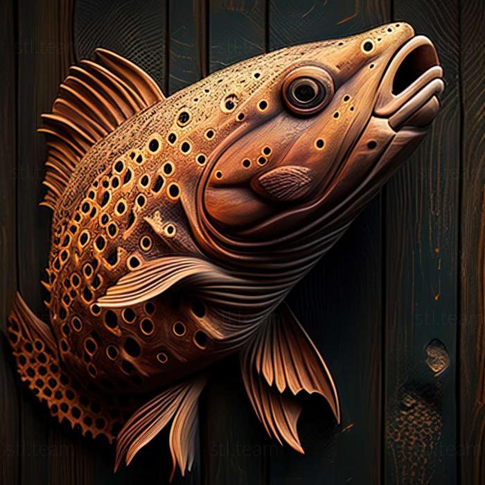 Speckled catfish fish